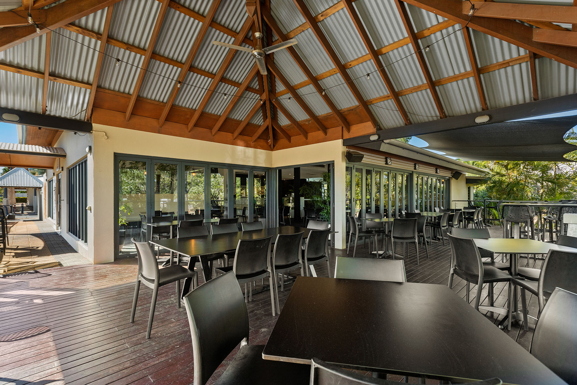 Outside dining in Broome